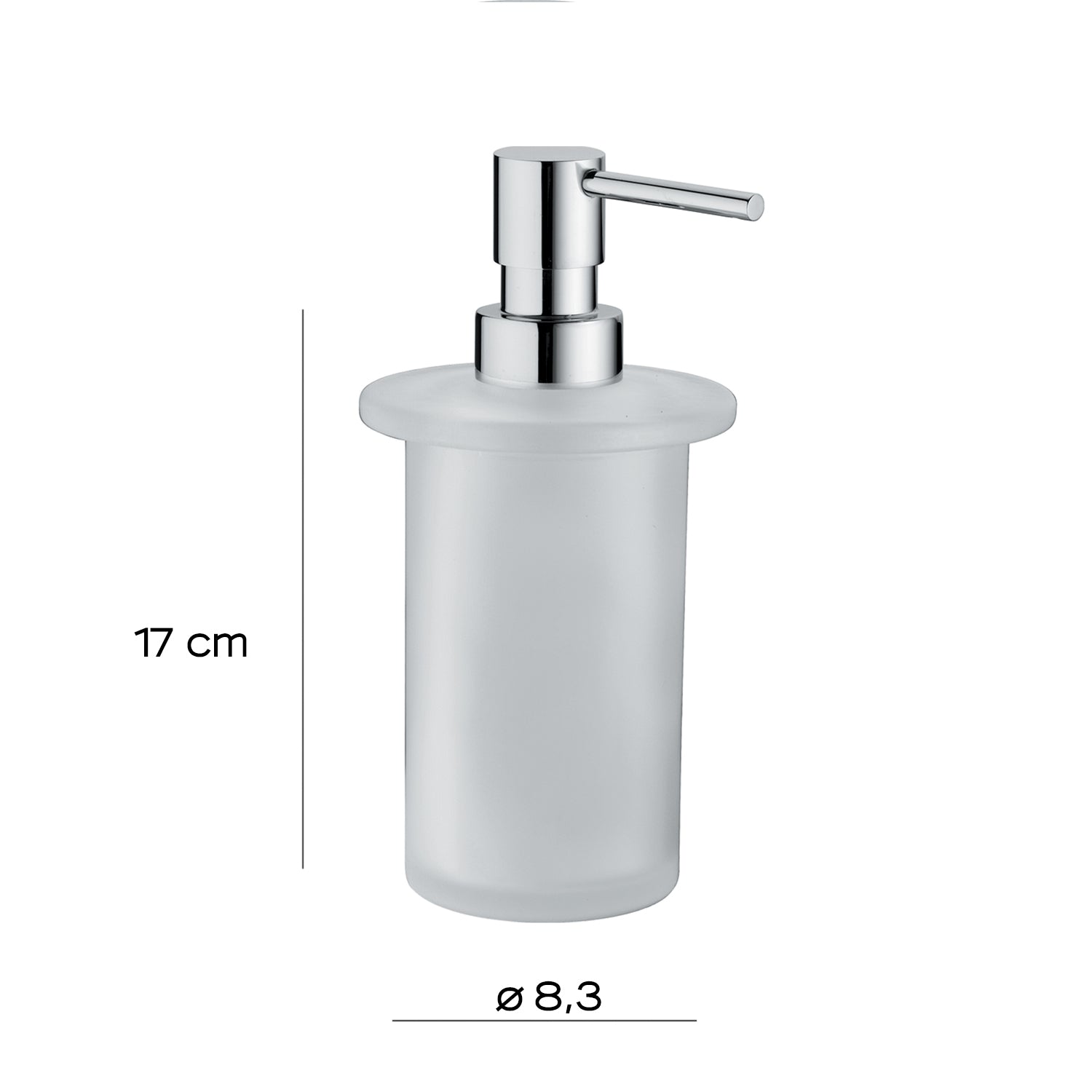 Dosasapone per barra attrezzabile A147 Gedy serie Azzorre - Satinato