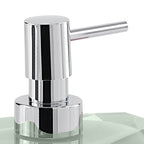 Dosasapone con erogatore in plastica cromata Gedy serie Chanelle - Verde Menta