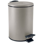 Pattumiera a pedale modello Adelar capienza 3 Litri colore tortora opaco