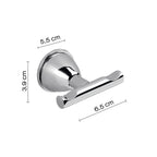 Appendiabiti in Acciaio Inox Genziana di Gedy - Cromato