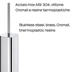 Scopino wc in Ottone