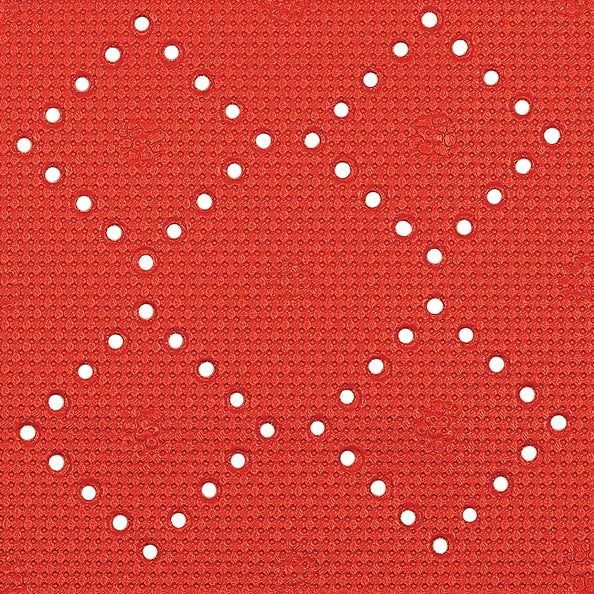 Cuscino da bagno per vasca in PVC modello Alaska colore rosso