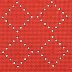 Cuscino da bagno per vasca in PVC modello Alaska colore rosso