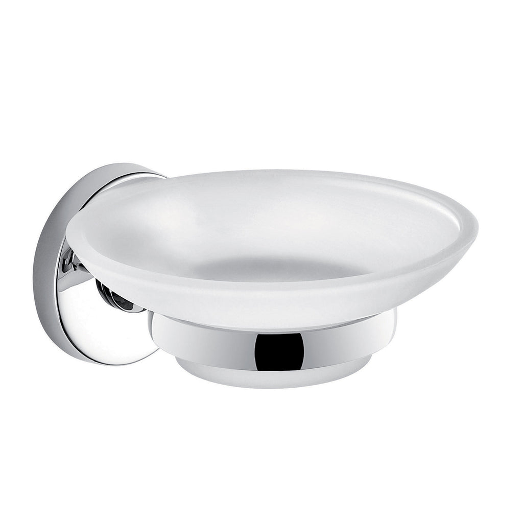 Portasapone in Acciaio Inox e Cromall Gedy serie Felce - Cromato