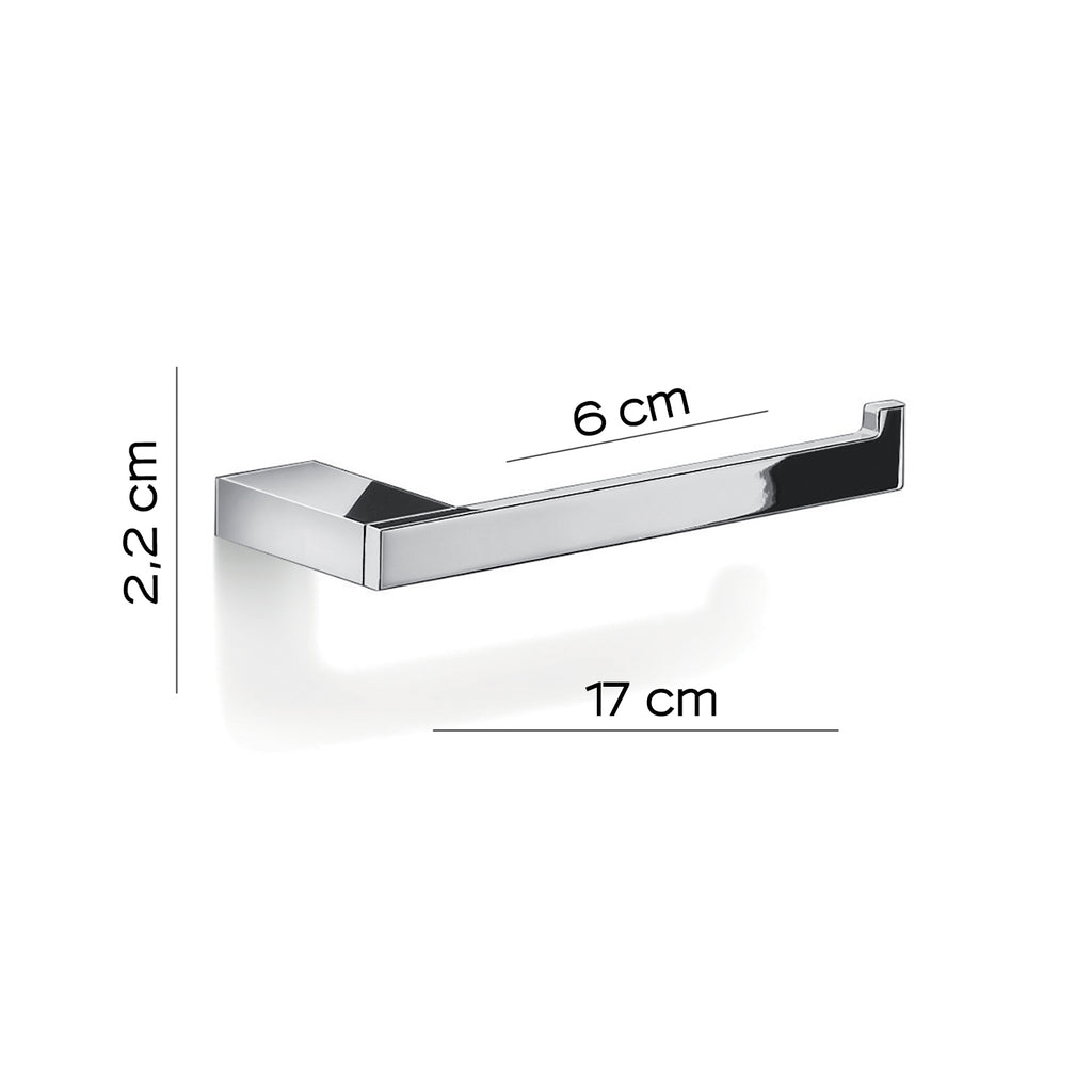 Portarotolo in Ottone e Cromall Gedy serie Lanzarote - Cromato