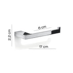 Portarotolo in Ottone e Cromall Gedy serie Lanzarote - Cromato