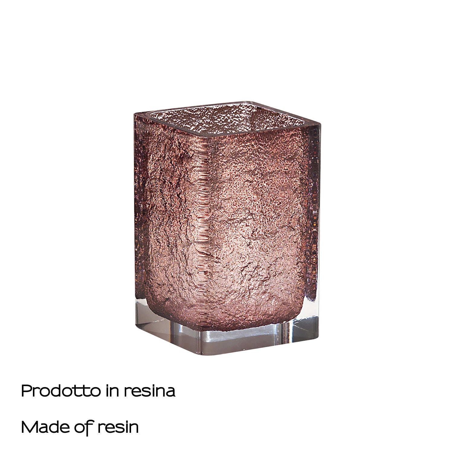 Portaspazzolini da appoggio Gedy serie Giulia - Marrone