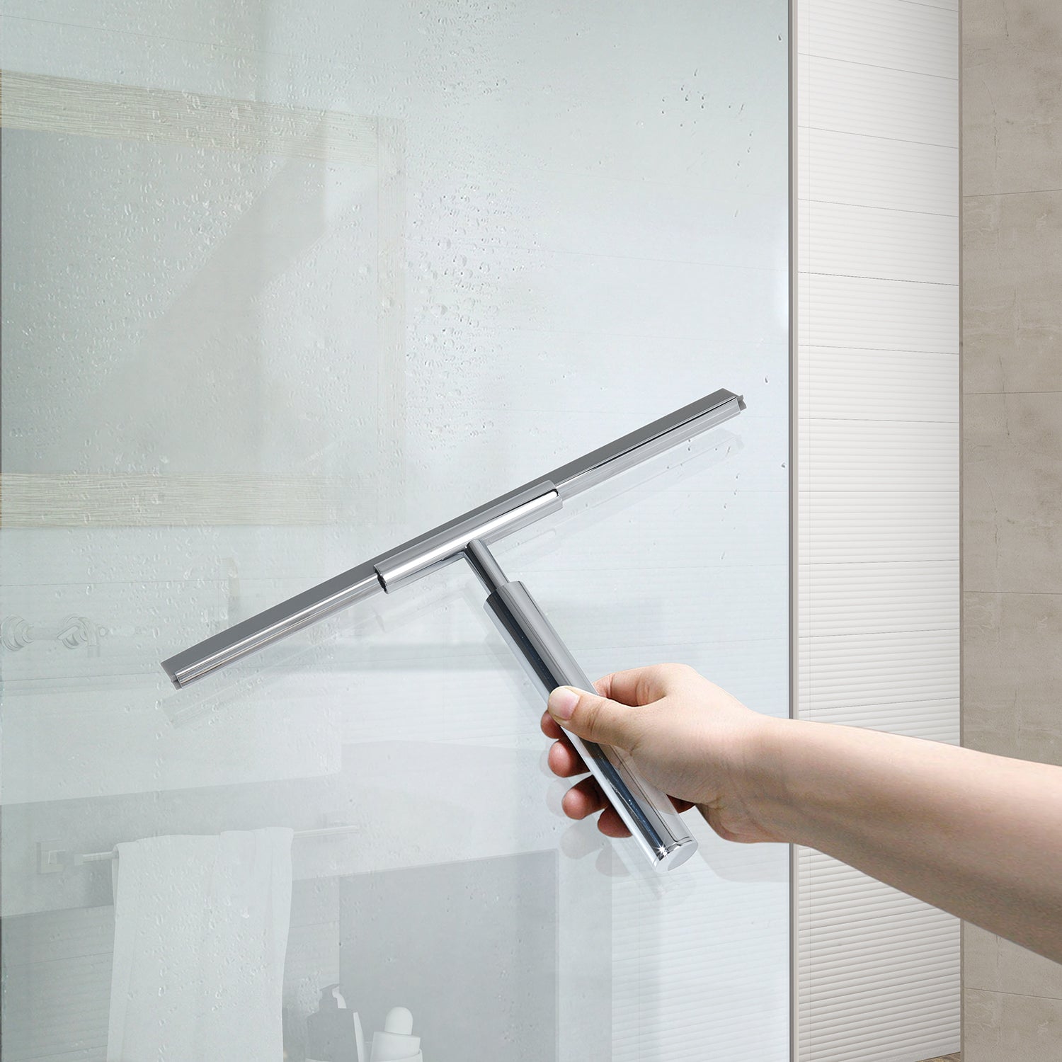 Set tergivetro e gancio modello Thor di Gedy - Cromato