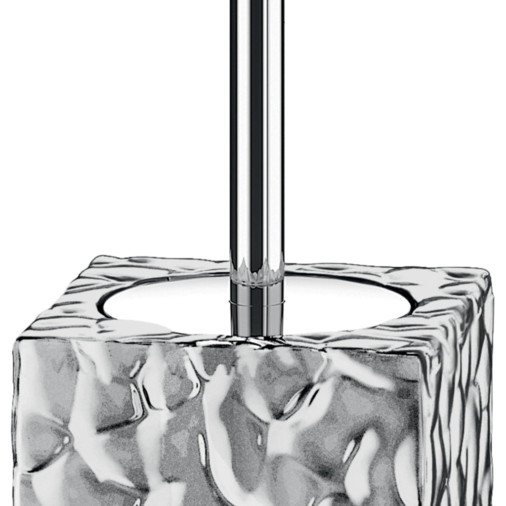 Scopino in ceramica Gedy modello New Martina - Argento