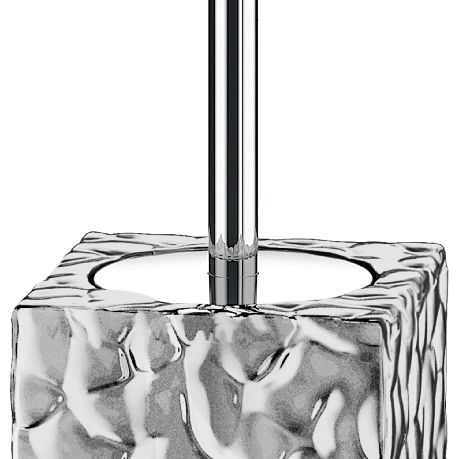 Scopino in ceramica Gedy modello New Martina - Argento