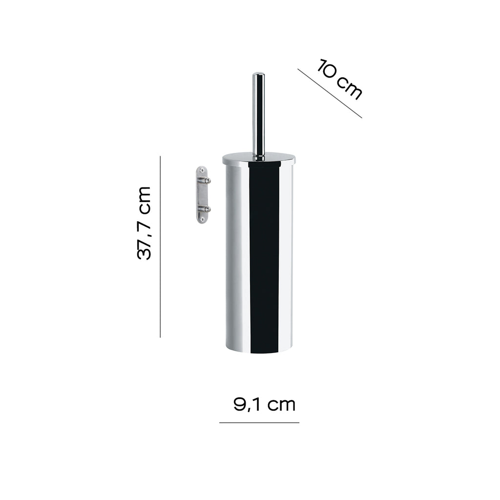Scopino da muro modello Flip di Gedy in Acciaio Inox - Cromato lucido