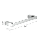 Porta asciugamani 30 cm da muro Spluga di Gedy - Cromato