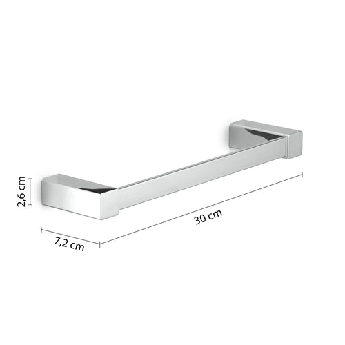 Porta asciugamani 30 cm da muro Spluga di Gedy - Cromato