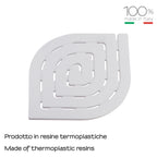 Pedana doccia 54.5x54.5 modello Spirale di Gedy - Bianco