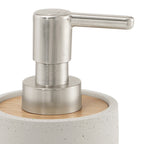 Dispenser sapone in cemento e bambÃ¹ Gedy serie Afrodite - Grigio