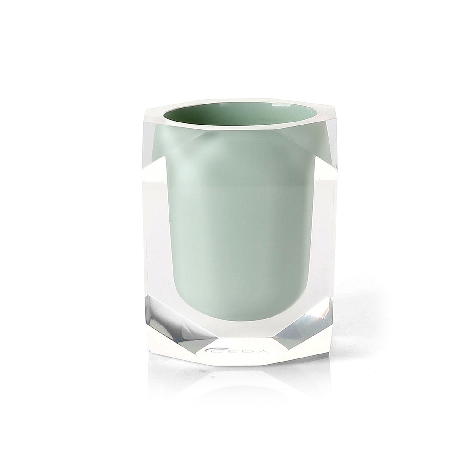 Portaspazzolini Gedy serie Chanelle - Verde Menta