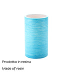 Portaspazzolini da appoggio Gedy serie Sole - Azzurro