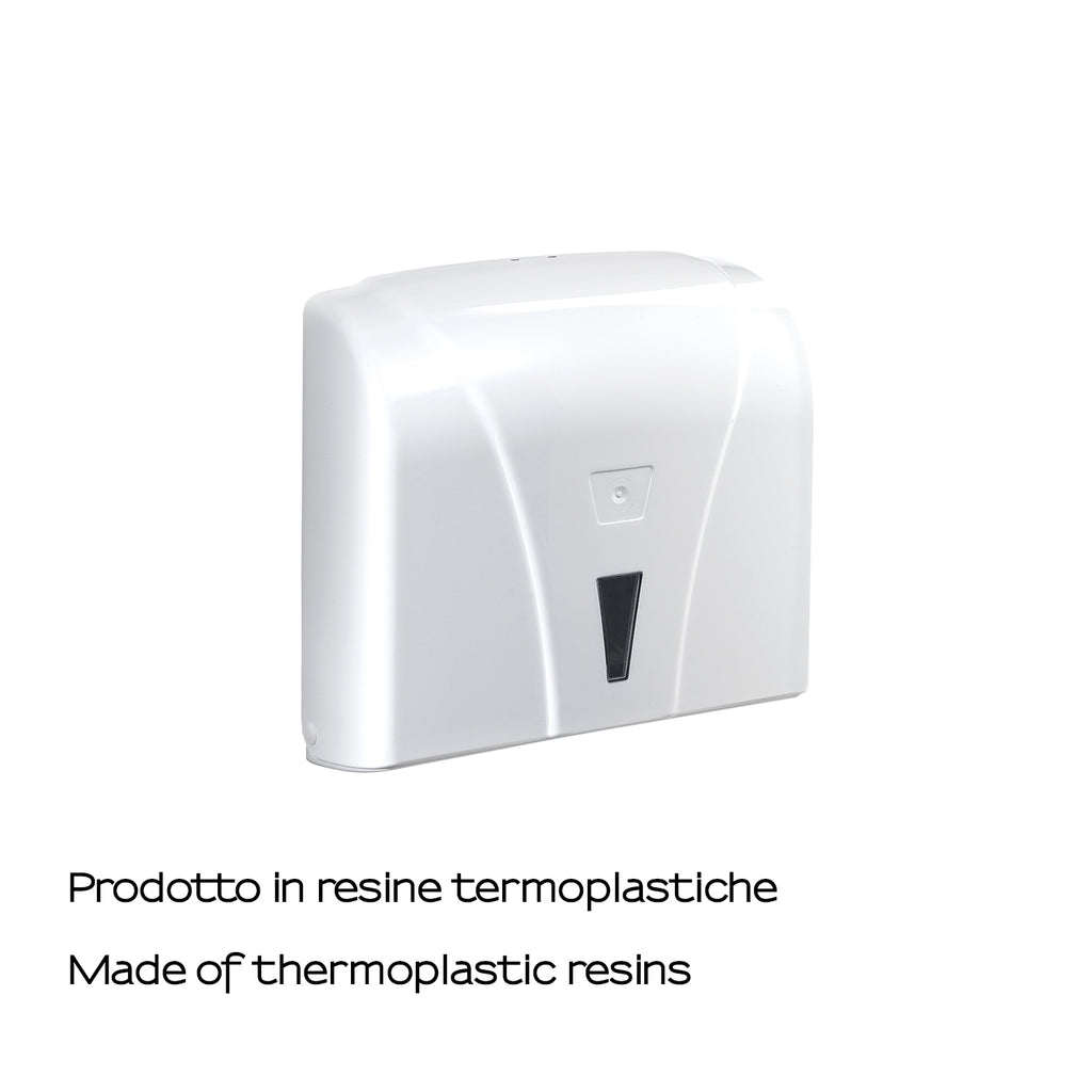 Distributore di salviette di carta di Gedy per max 300 fogli - Bianco