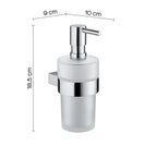 Dosasapone in ottone e Cromall con erogatore in acciaio inox AISI 304 Gedy serie Canarie - Cromato