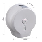 Distributore per rotolo di carta igienica di max 22 cm di Gedy - Bianco