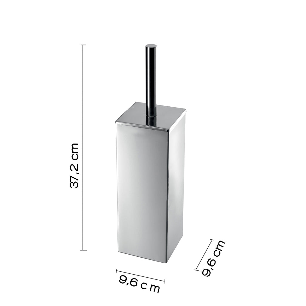 Scopino da appoggio in Acciaio Inox modello Teseo di Gedy - Cromato lucido