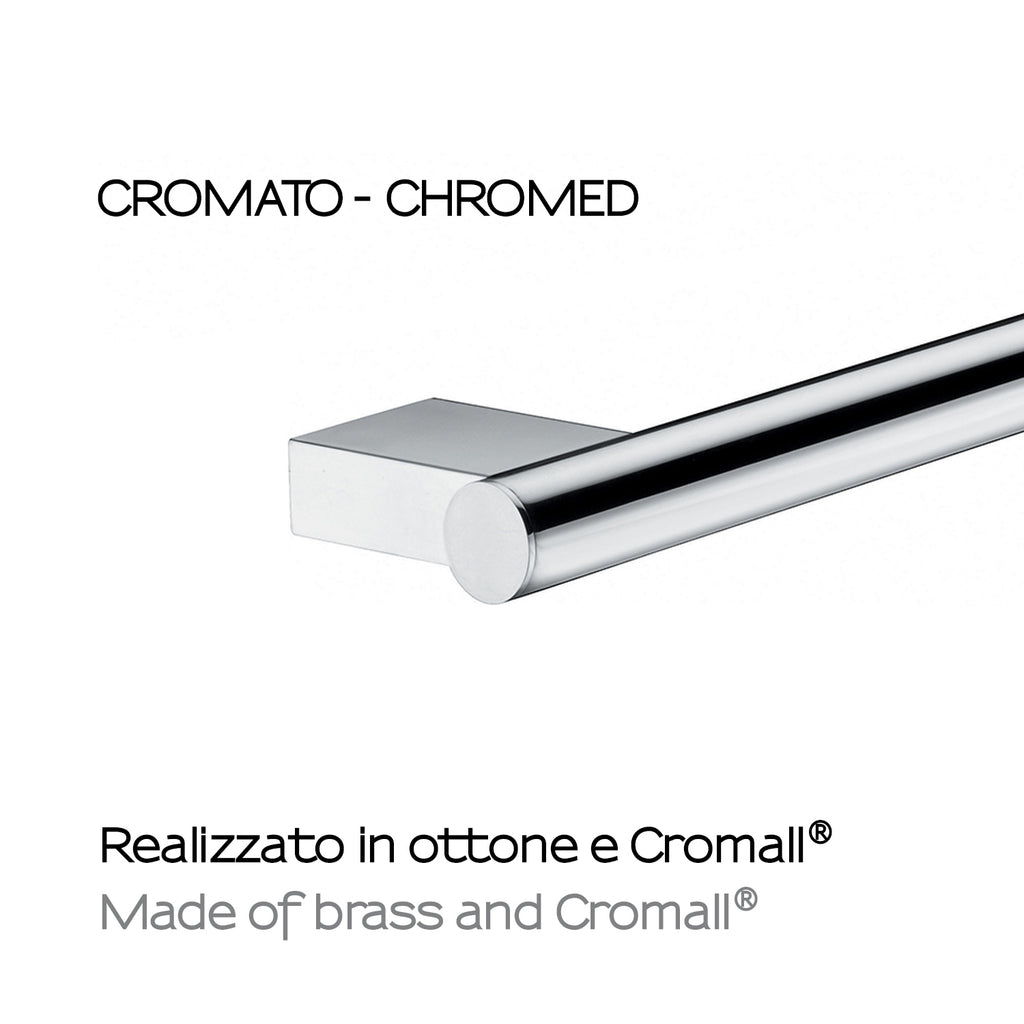 Portarotolo in ottone e Cromall Gedy serie Canarie - Cromato