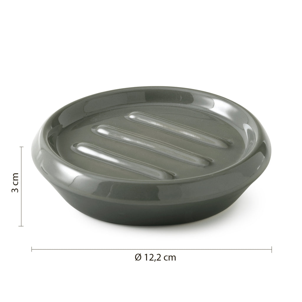 Portasapone da appoggio Gedy serie Wilma - Verde Salvia