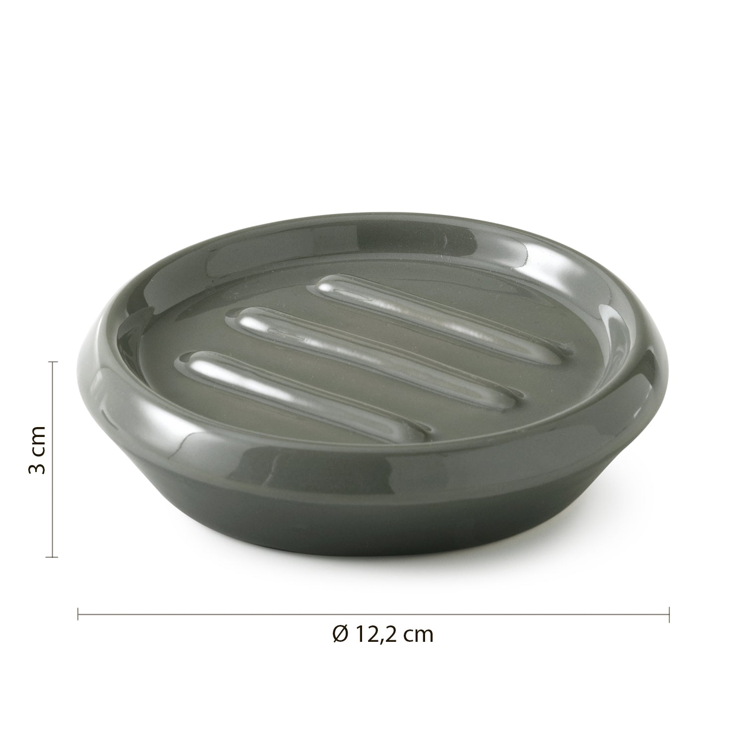 Portasapone da appoggio Gedy serie Wilma - Verde Salvia