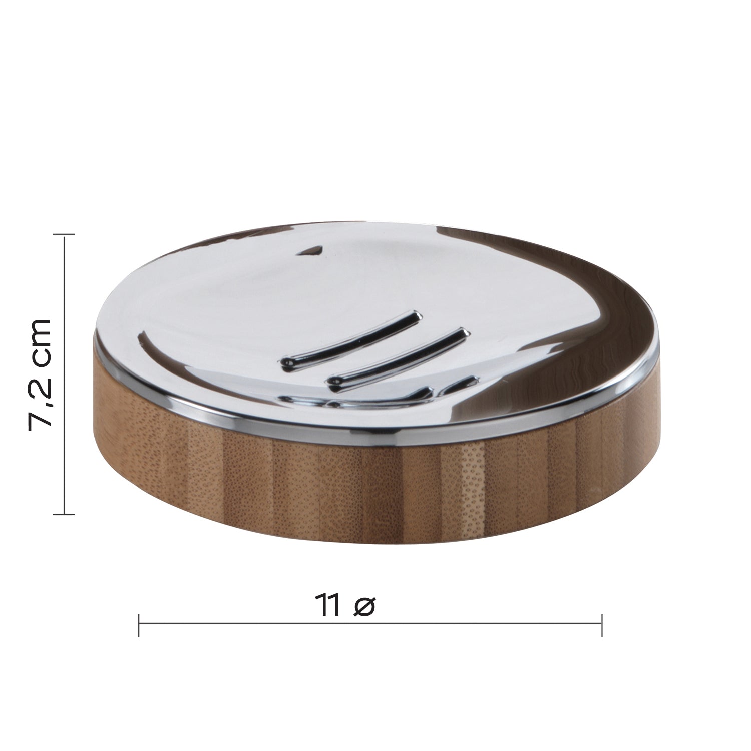 Portasapone in bambÃ¹ Gedy serie Altea - Naturale