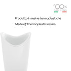 Portaspazzolini da appoggio Gedy serie Moby - Bianco