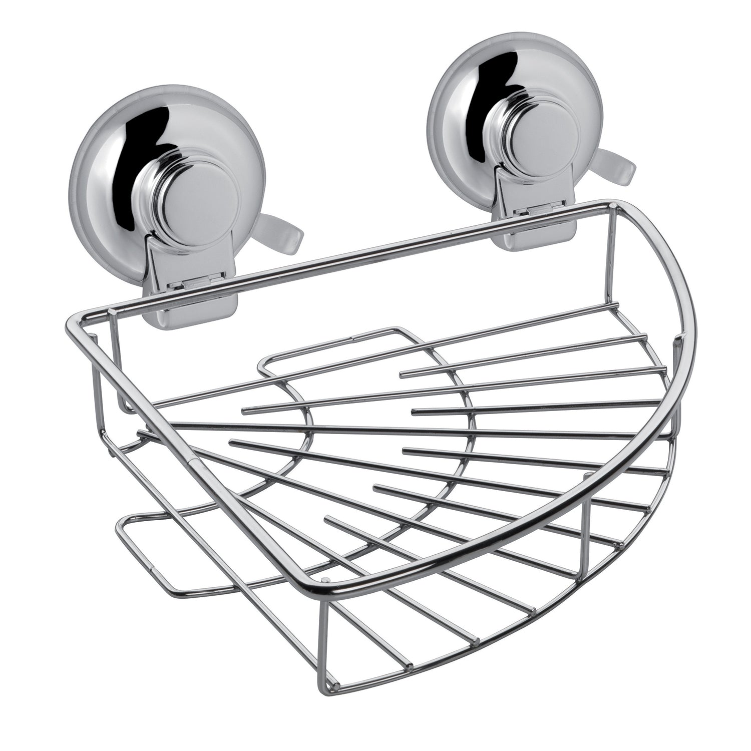 Portaoggetti angolare doccia in filo di Gedy serie Hot - Cromato