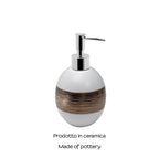 Dosasapone in ceramica Gedy serie Alexia - Bianco