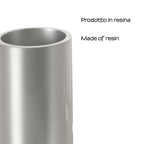 Portaspazzolini da appoggio Gedy serie Vega - Argento