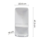 Portaoggetti doccia angolare Caesar in Acciaio Inox di Gedy - Bianco