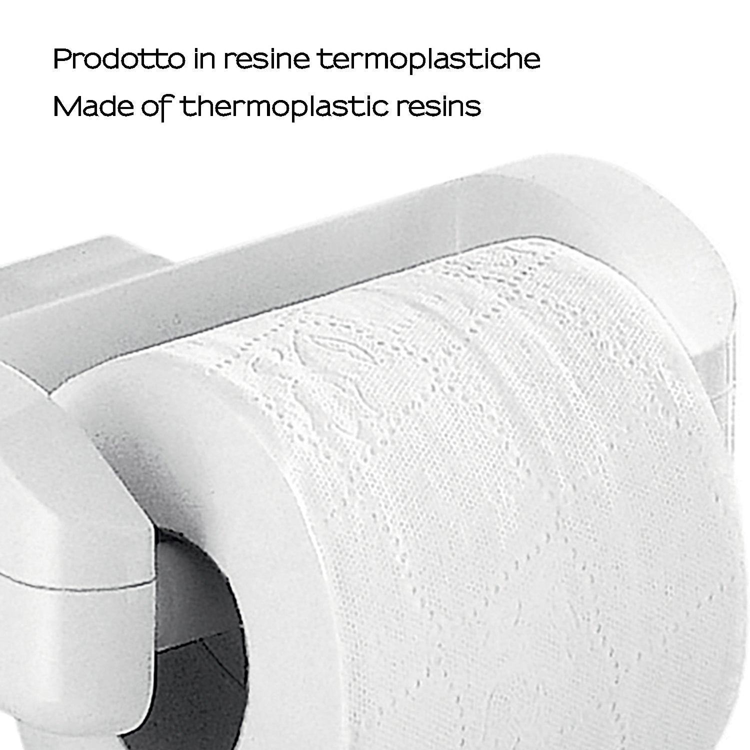 Porta carta igienica a muro di Gedy serie 2900 - Bianco