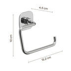 Porta carta igienica in acciaio inox e cromall Teide di Gedy - Cromato