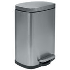Pattumiera a pedale modello Akira 5 litri in acciaio inossidabile spazzolato