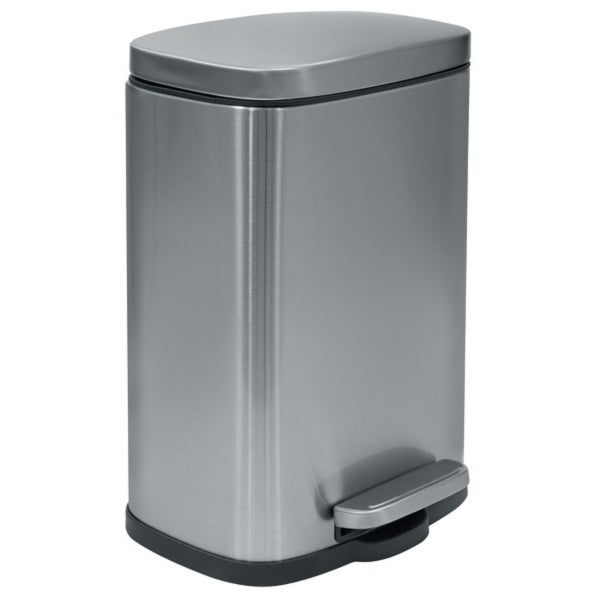 Pattumiera a pedale modello Akira 5 litri in acciaio inossidabile spazzolato