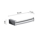 Portarotolo a parete Kent di Gedy - Cromato