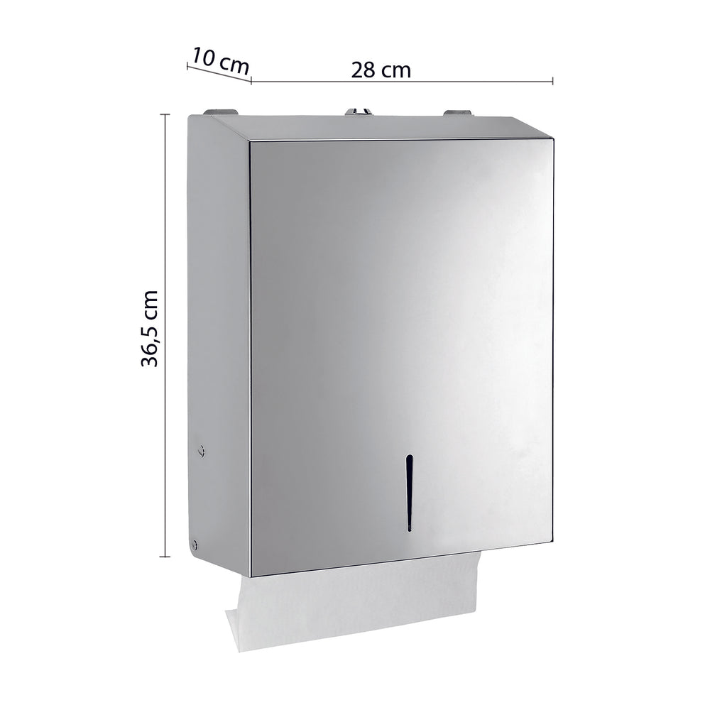 Distributore di salviette di carta in Acciaio Inox AISI 304 di Gedy - Spazzolato