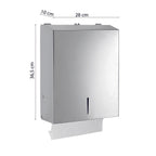 Distributore di salviette di carta in Acciaio Inox AISI 304 di Gedy - Spazzolato