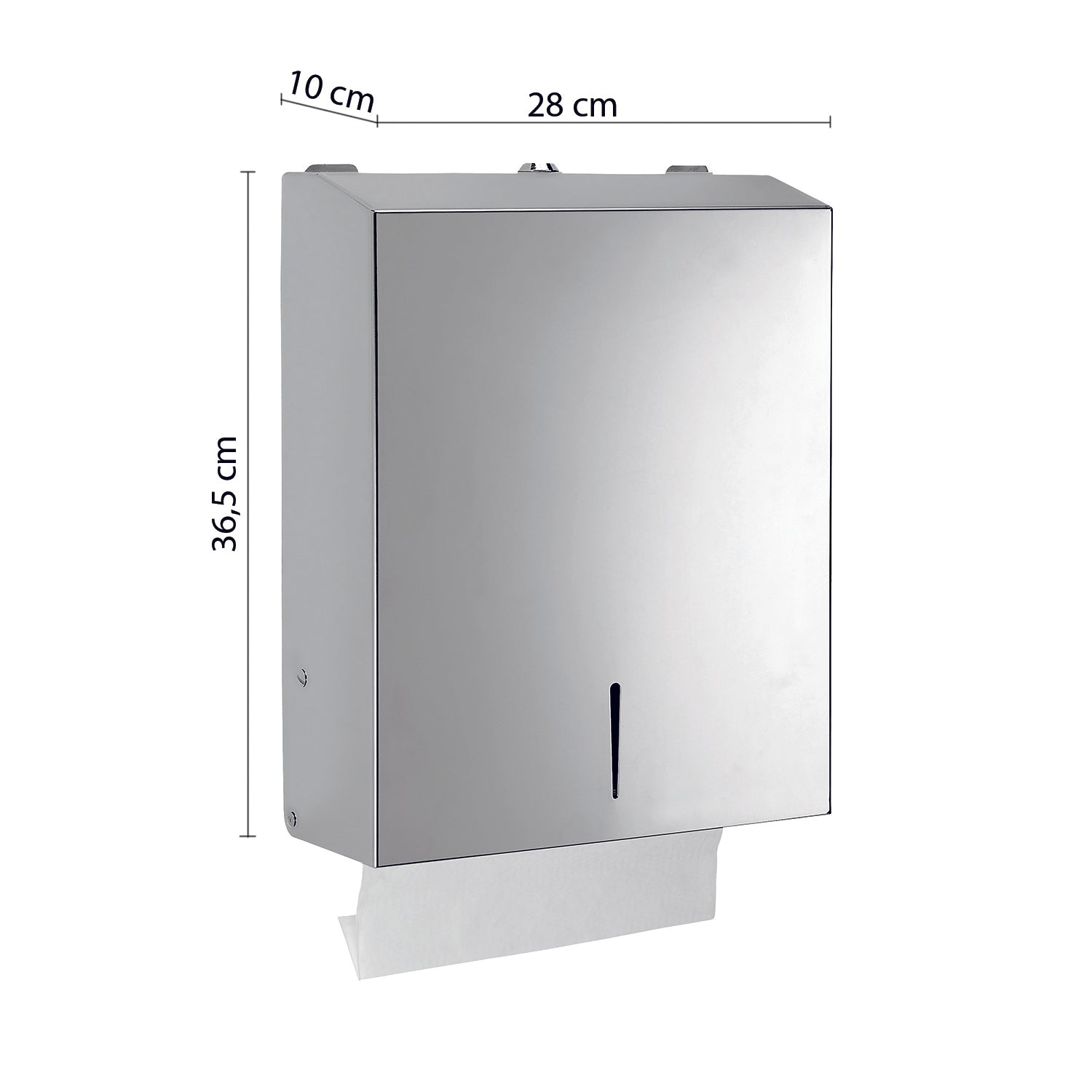 Distributore di salviette di carta in Acciaio Inox AISI 304 di Gedy - Spazzolato