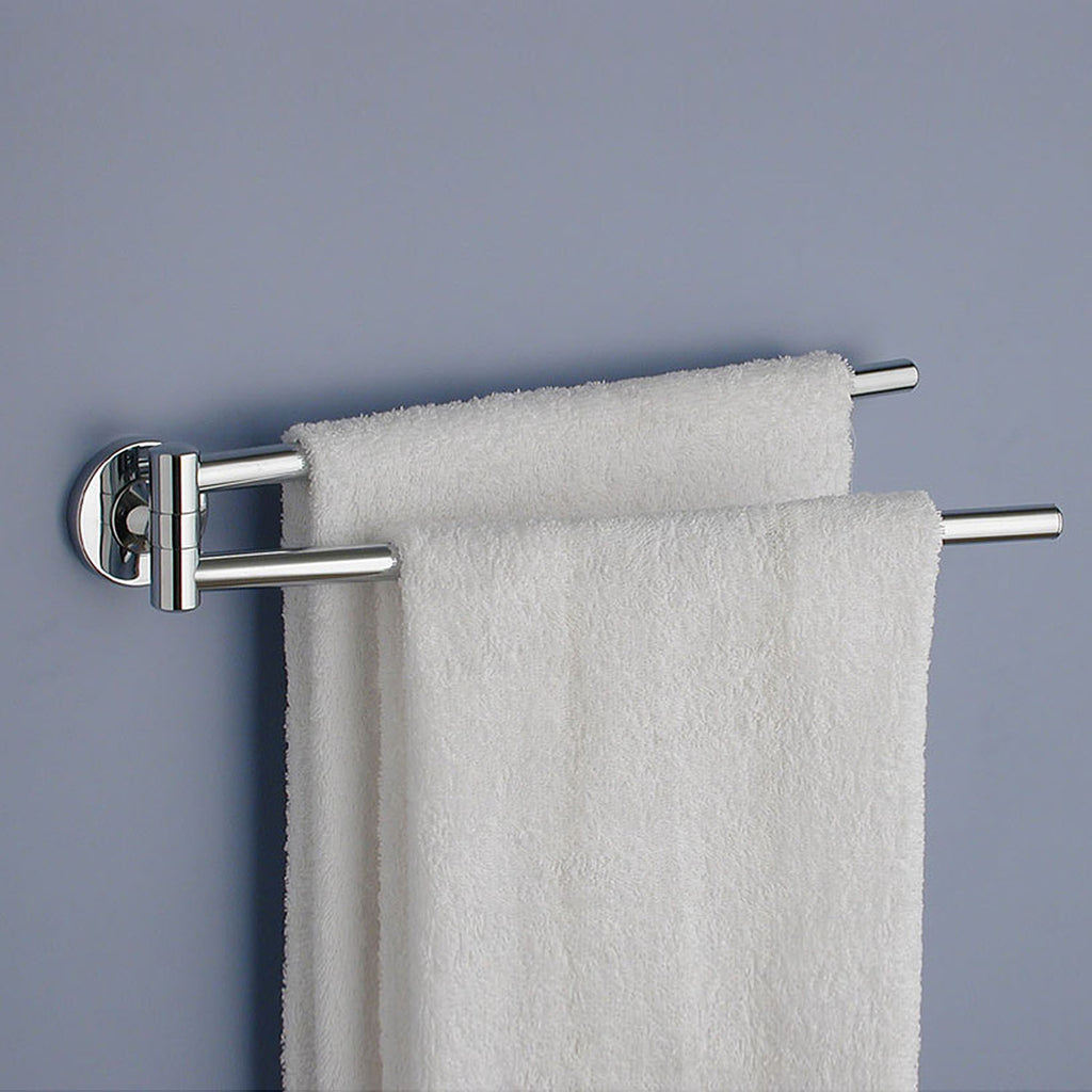 Portasalviette a snodo a muro Vermont Pro di Gedy - Cromato