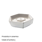Portasapone in ceramica Gedy serie Dalia - Bianco
