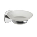 Portasapone in acciaio inox e cromall Teide di Gedy - Cromato