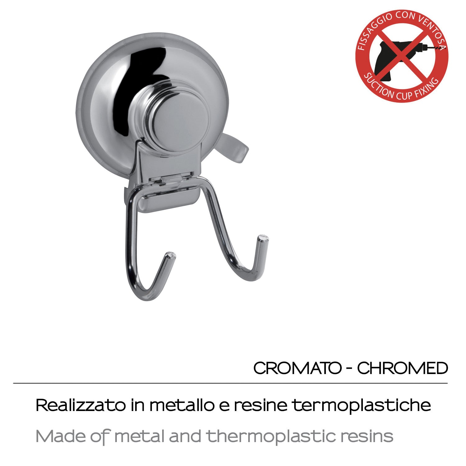 Appendiabiti di Gedy serie Hot - Cromato