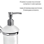 Dispenser sapone in Acciaio Inox Genziana di Gedy - Cromato