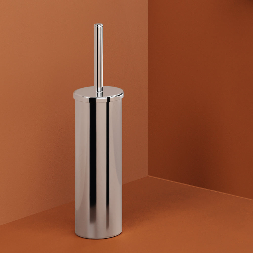 Scopino con ciuffo in setole Gedy modello Tonga - Cromato