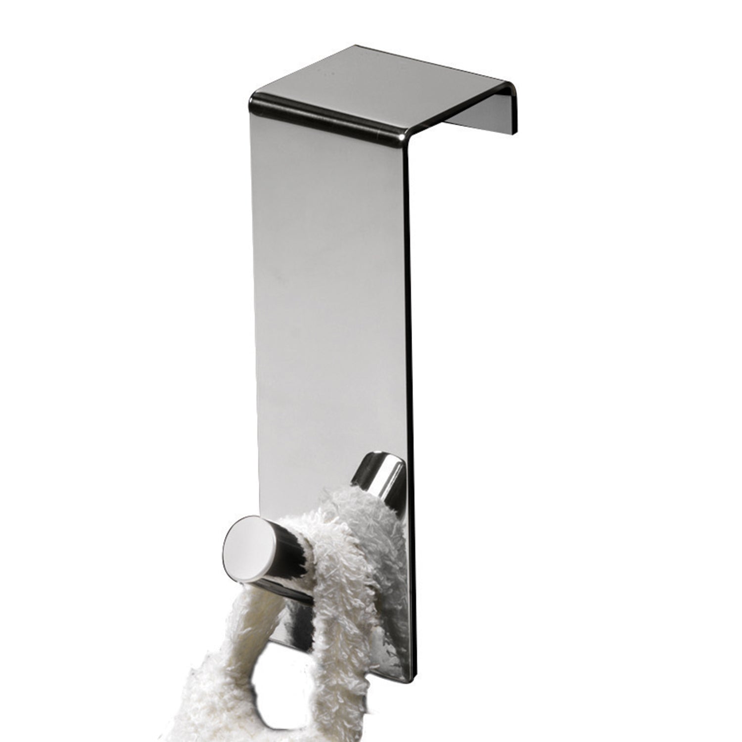 Appendiabiti Morgana singolo sopraporta da 40 mm - Cromato