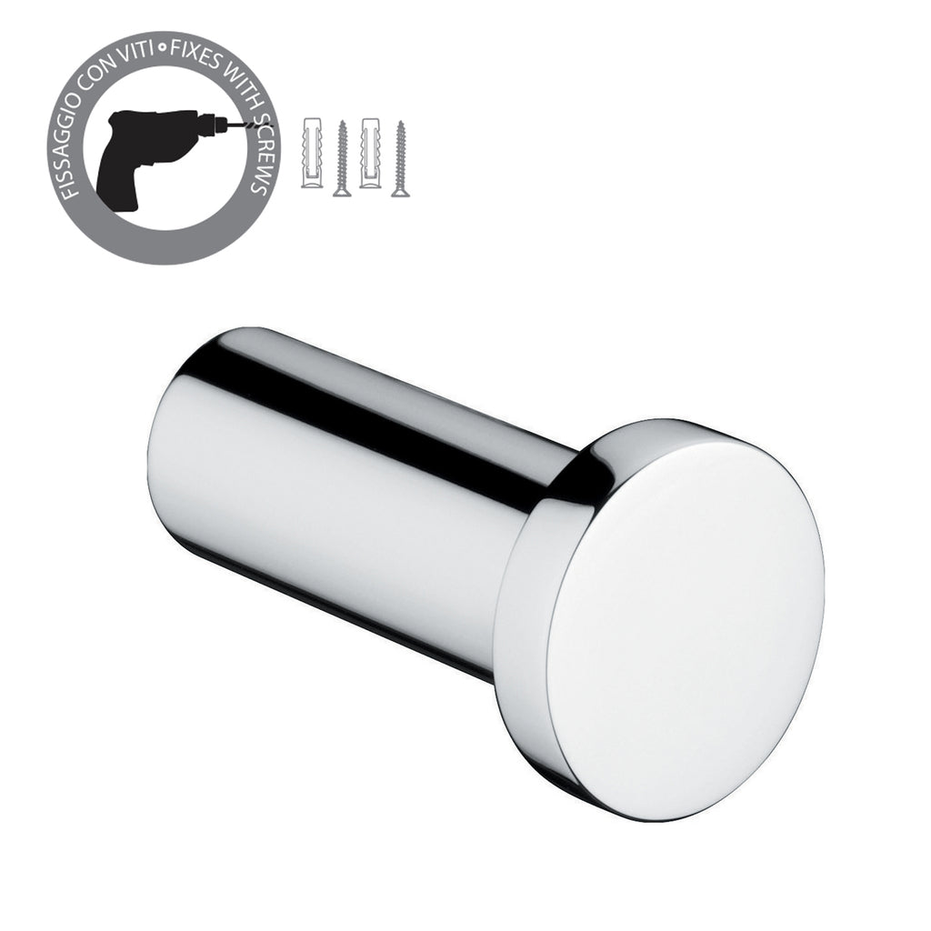 Appendiabiti in ottone e Cromall Gedy serie Canarie - Cromato